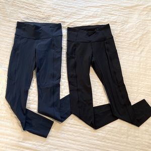 2 Pairs! Lululemon Athetica Cropped Leggings